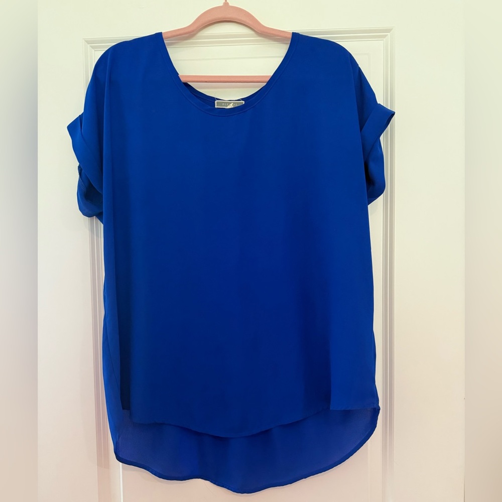 Pleione Royal Blue Blouse